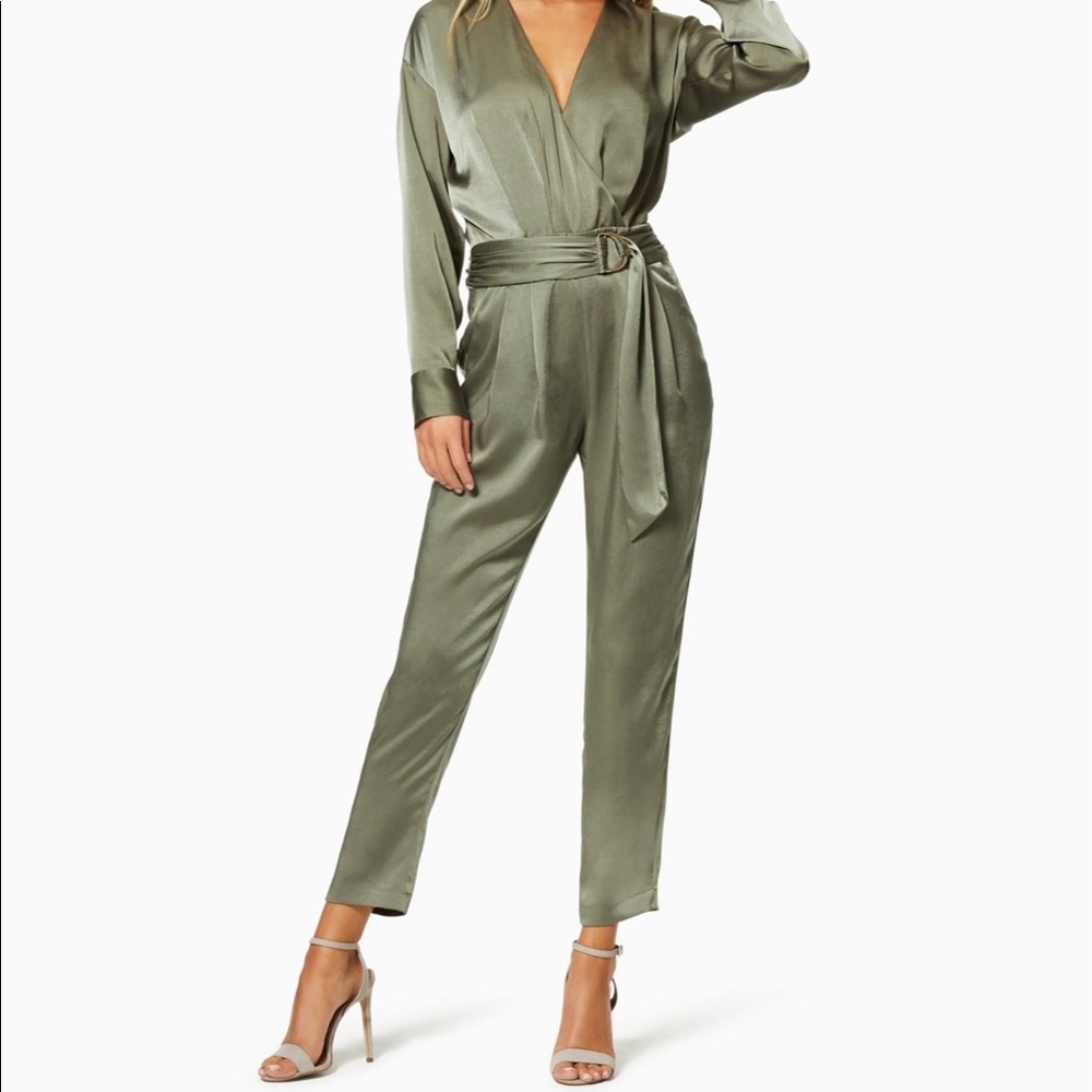 New Ramy Brook Sage Green Crosby Jumpsuit